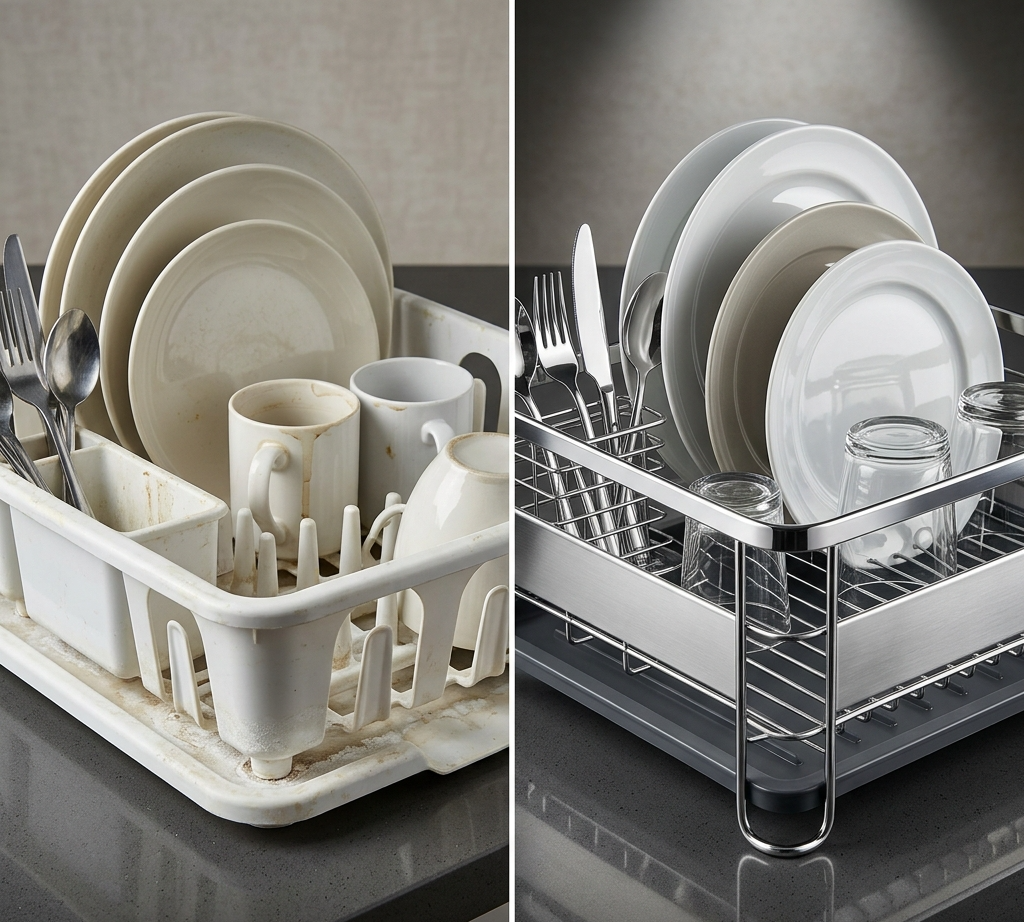 식기건조대 고르는법 1단 2단 단수 선택 기준