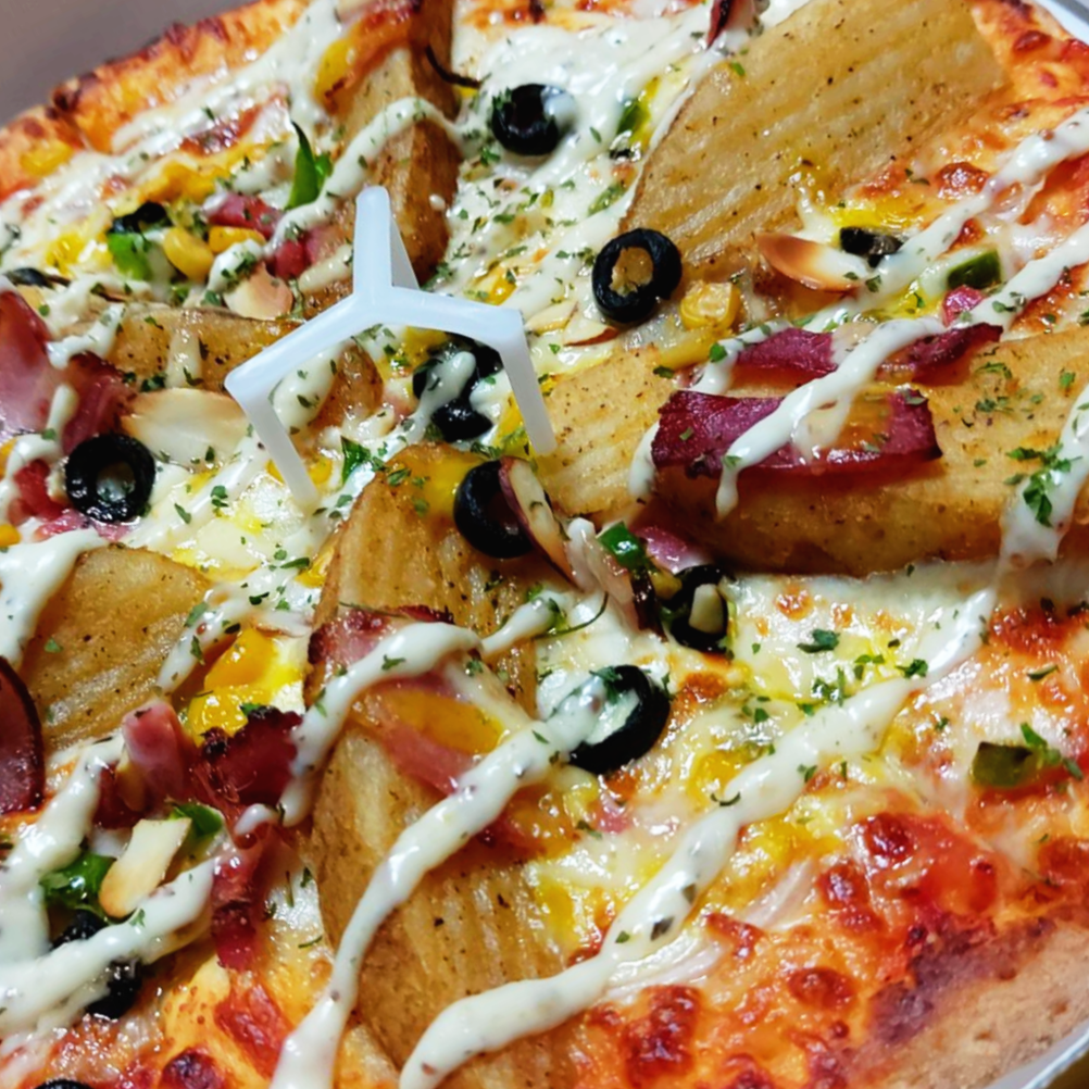 포테이토 피자 반올림피자샵 포테이토피자