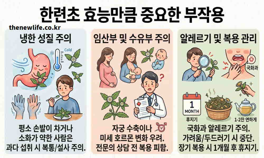 한련초 효능 부작용