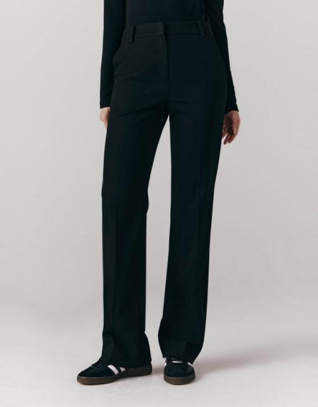 지오다노 여 브러시드 부츠컷 슬렉스롱버전 2컬러 413926