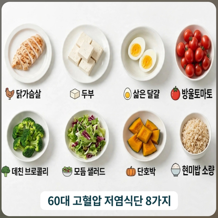 60대 고혈압 저염식단 8가지 썸네일