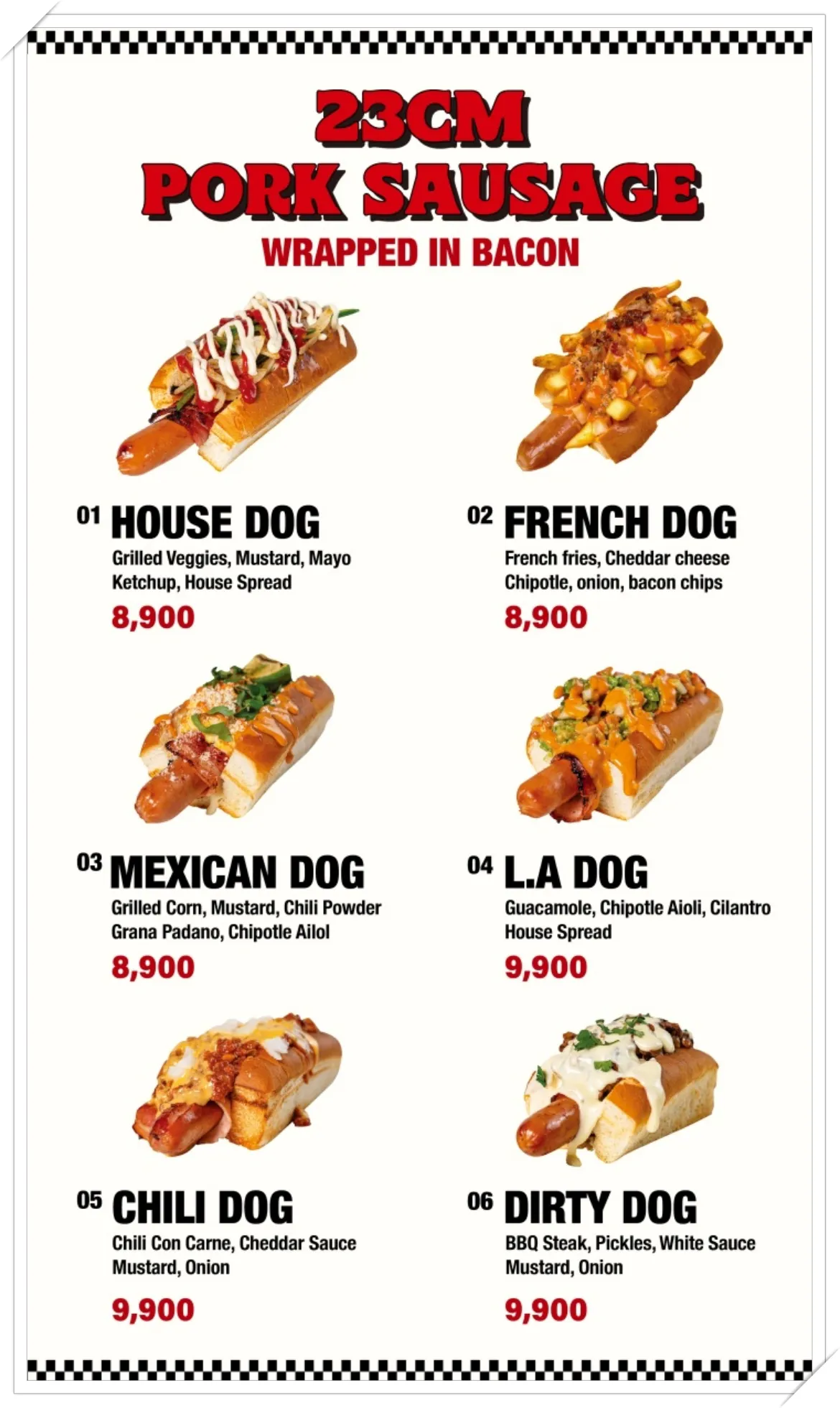 한남동-핫도그-맛집-도그도그도그-핫도그-메뉴판