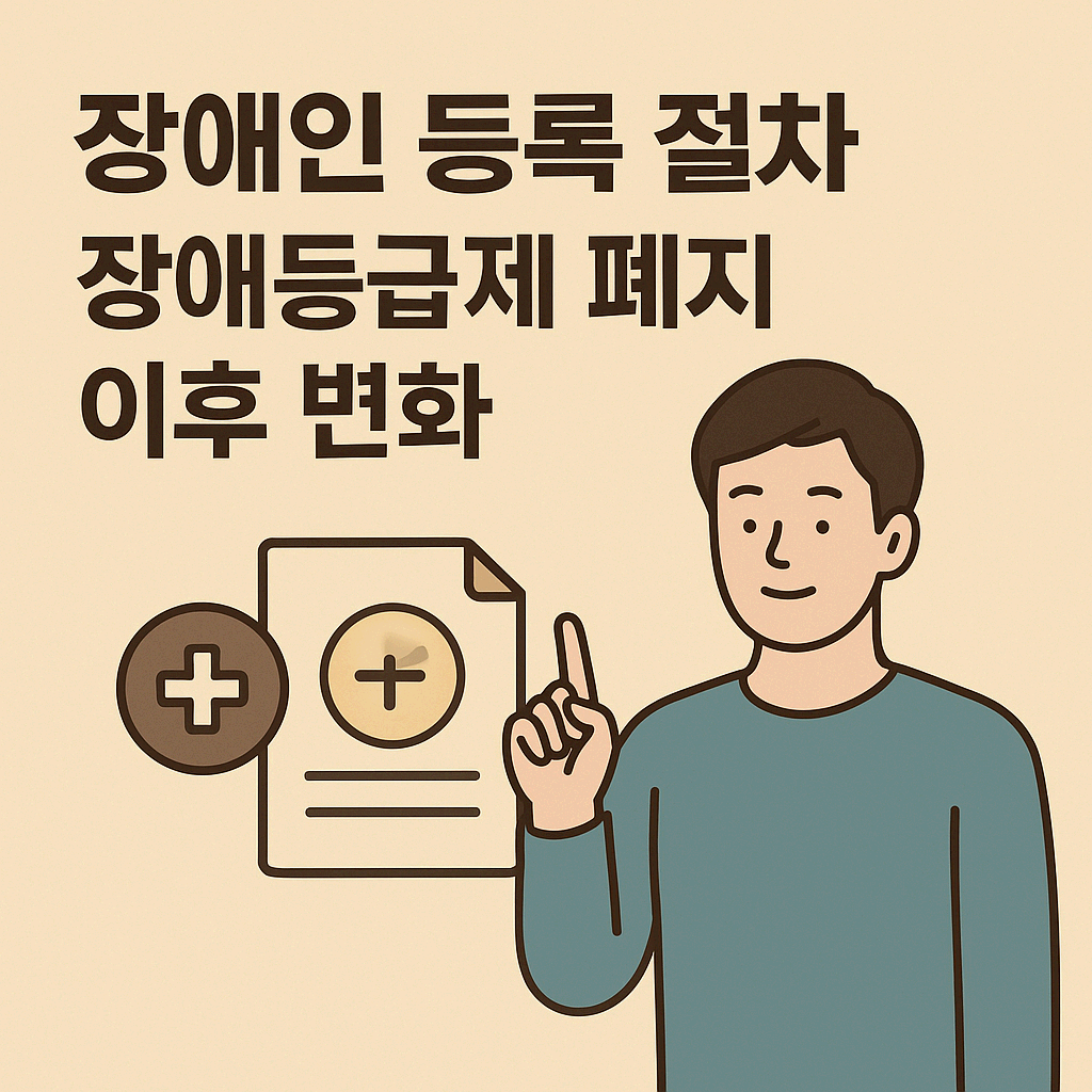 장애인 등록 절차와 장애등급제 폐지 이후의 새 판정 체계 이해하기