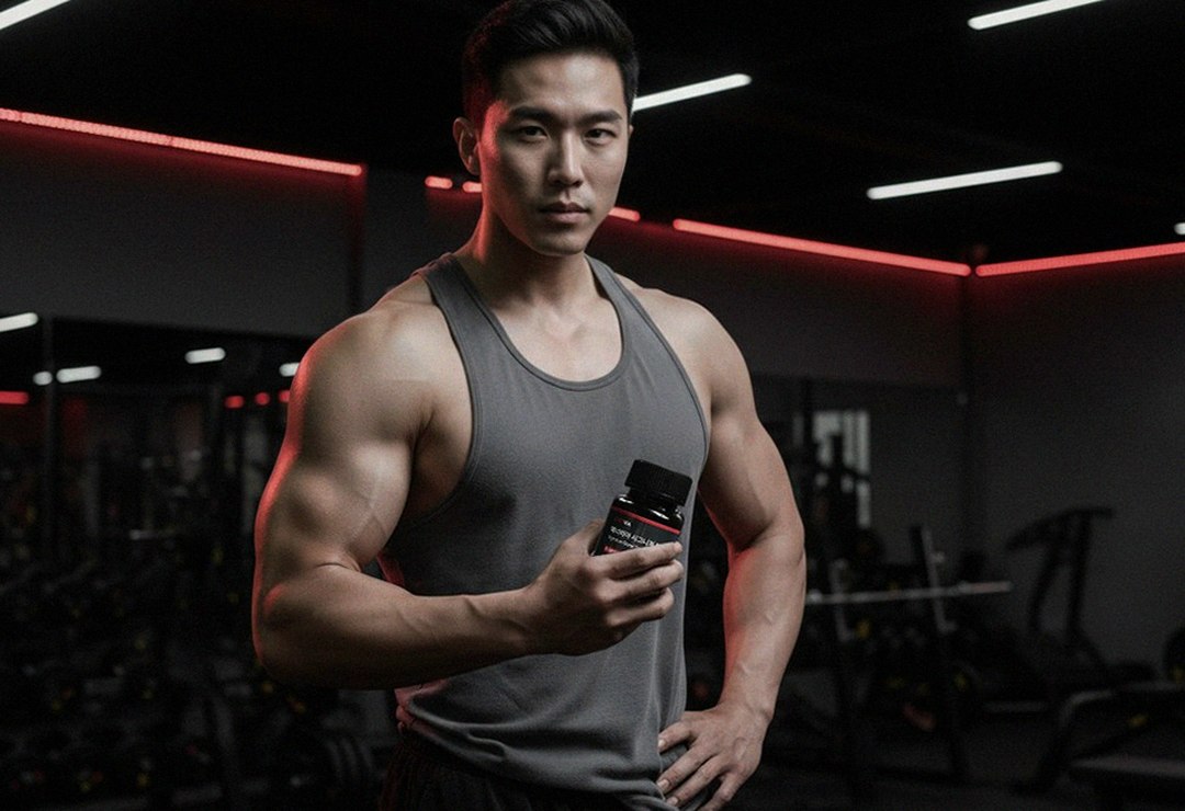 Korean Asian middle-aged man looking tired at morning after drinking