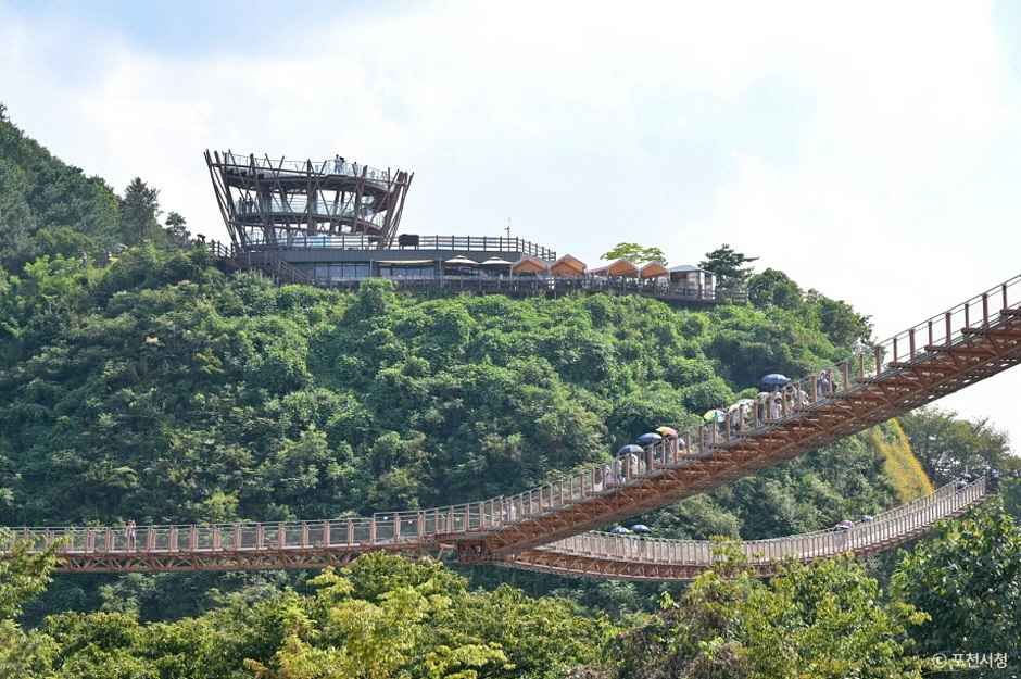 한탄강 Y자 출렁다리