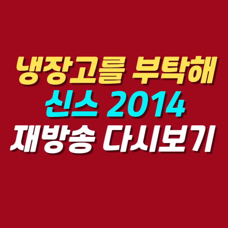 냉장고를-부탁해-신스-2014-재방송-다시보기