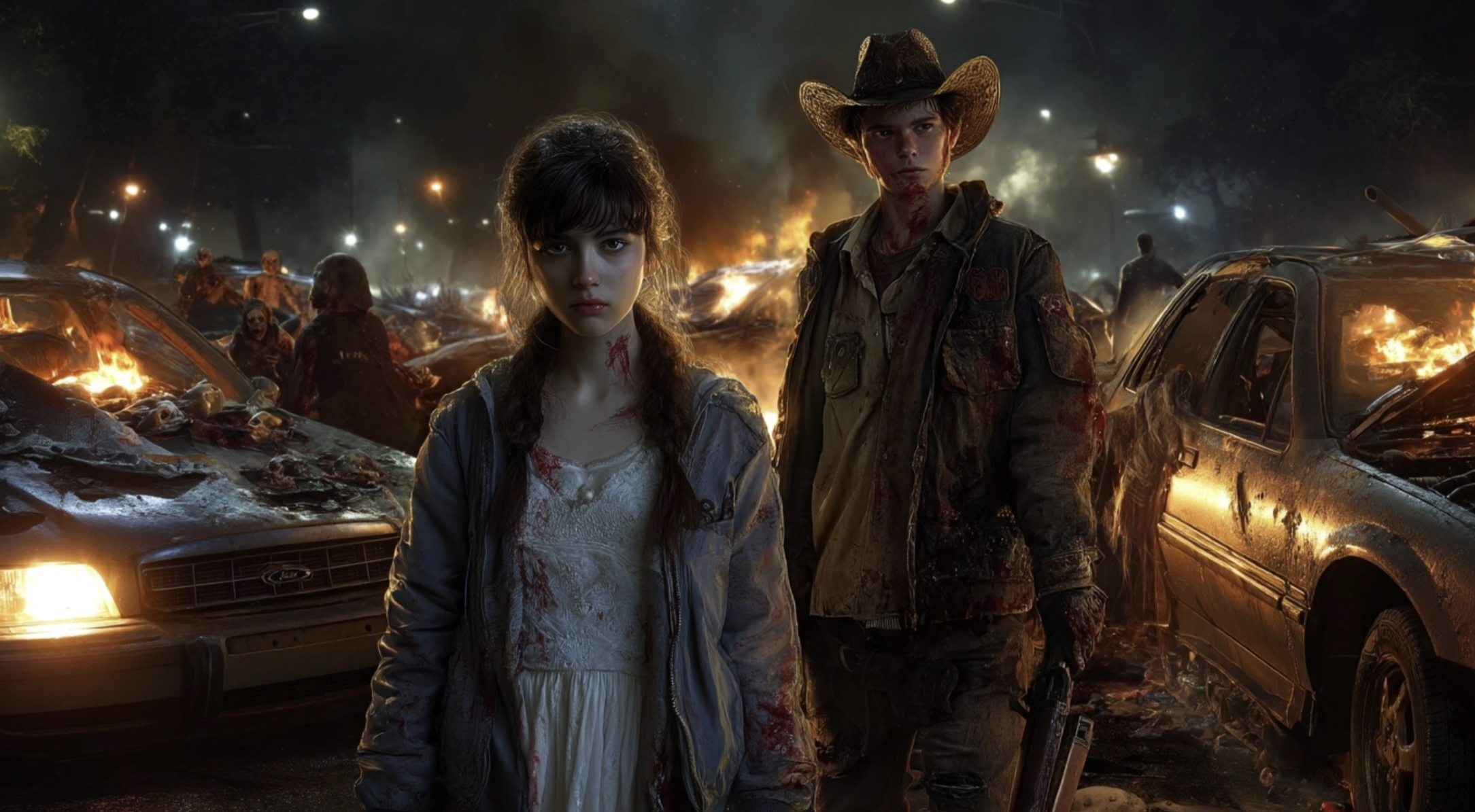 식물과 좀비 인간이 난입하는 렛 미인 좀비랜드