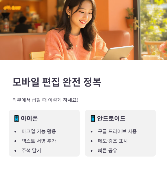 모바일에서도 PDF를 편집하는 가장 쉬운 방법