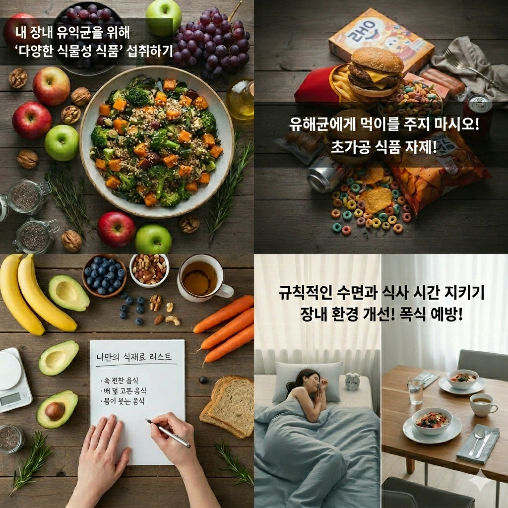 장내 미생물 다이어트 실천법 4가지