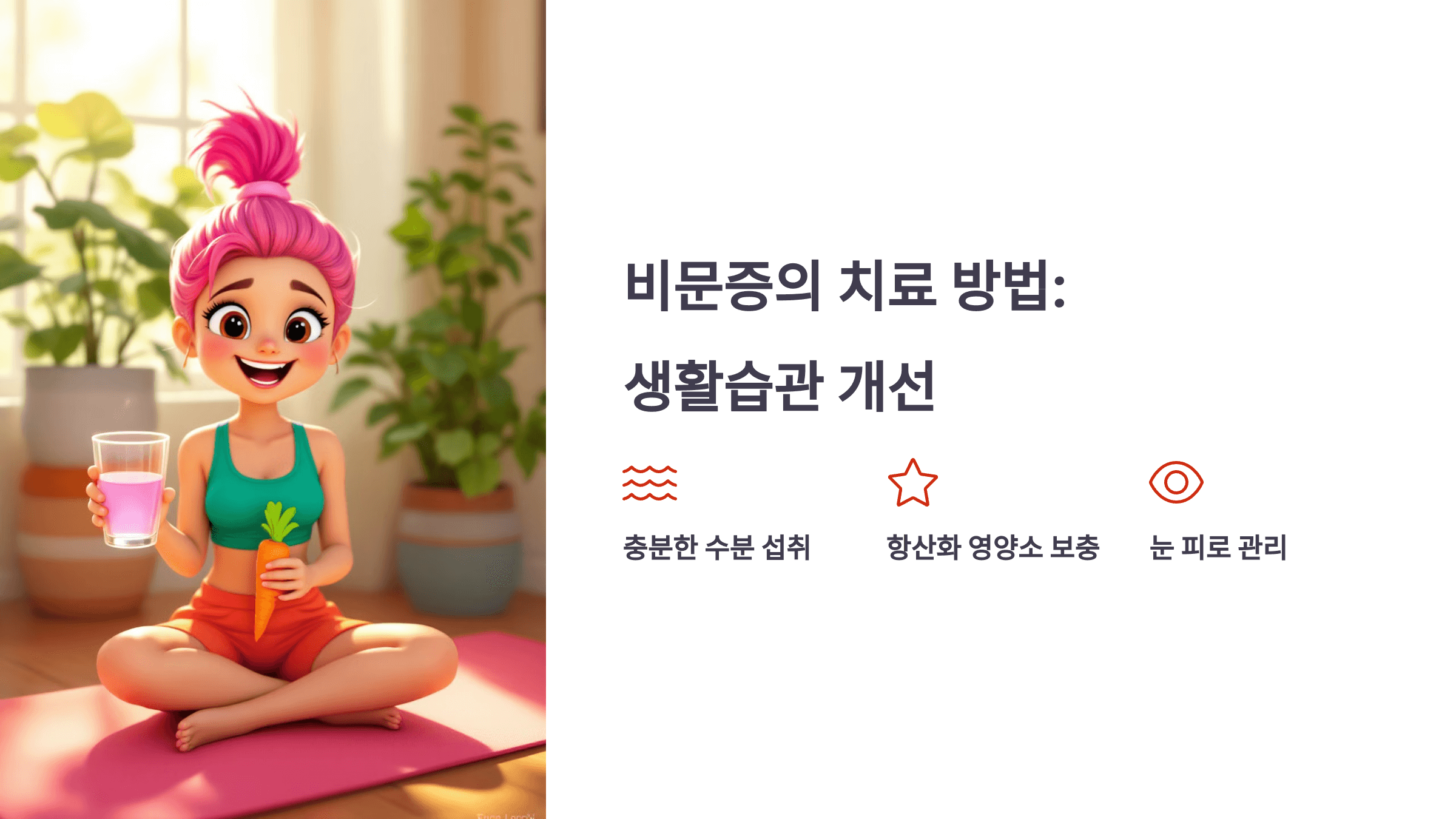 비문증과 관련된 사진입니다.