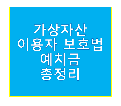 가상자산 이용자 보호법 예치금