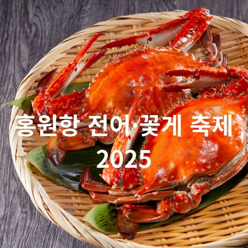 홍원항 전어·꽃게 축제 2025