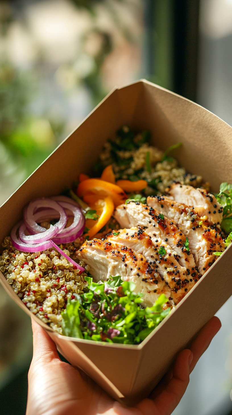 닭가슴살 샐러드 도시락