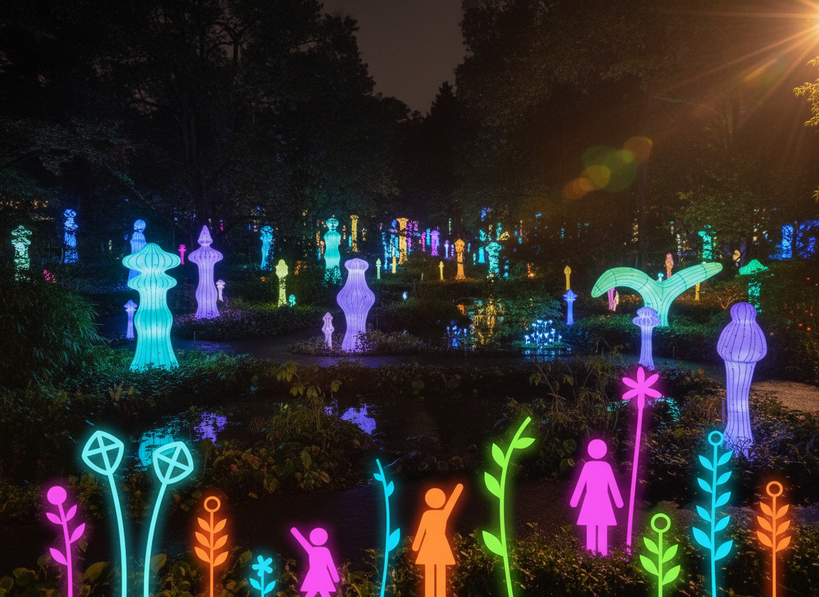 2026 오사카 야간 전시 팀랩 보태니컬 보타니컬 가든 티켓 예약 위치 시간