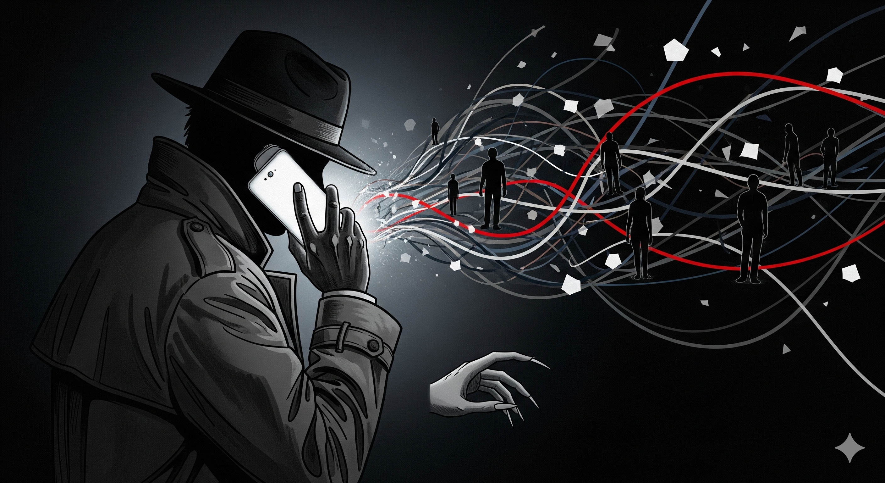 의문의 발신자 범인의 심리와 동기?