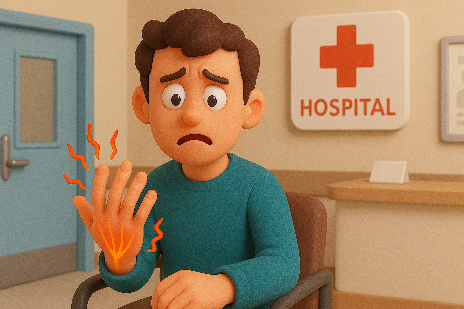 손가락 끝이 저린 이유