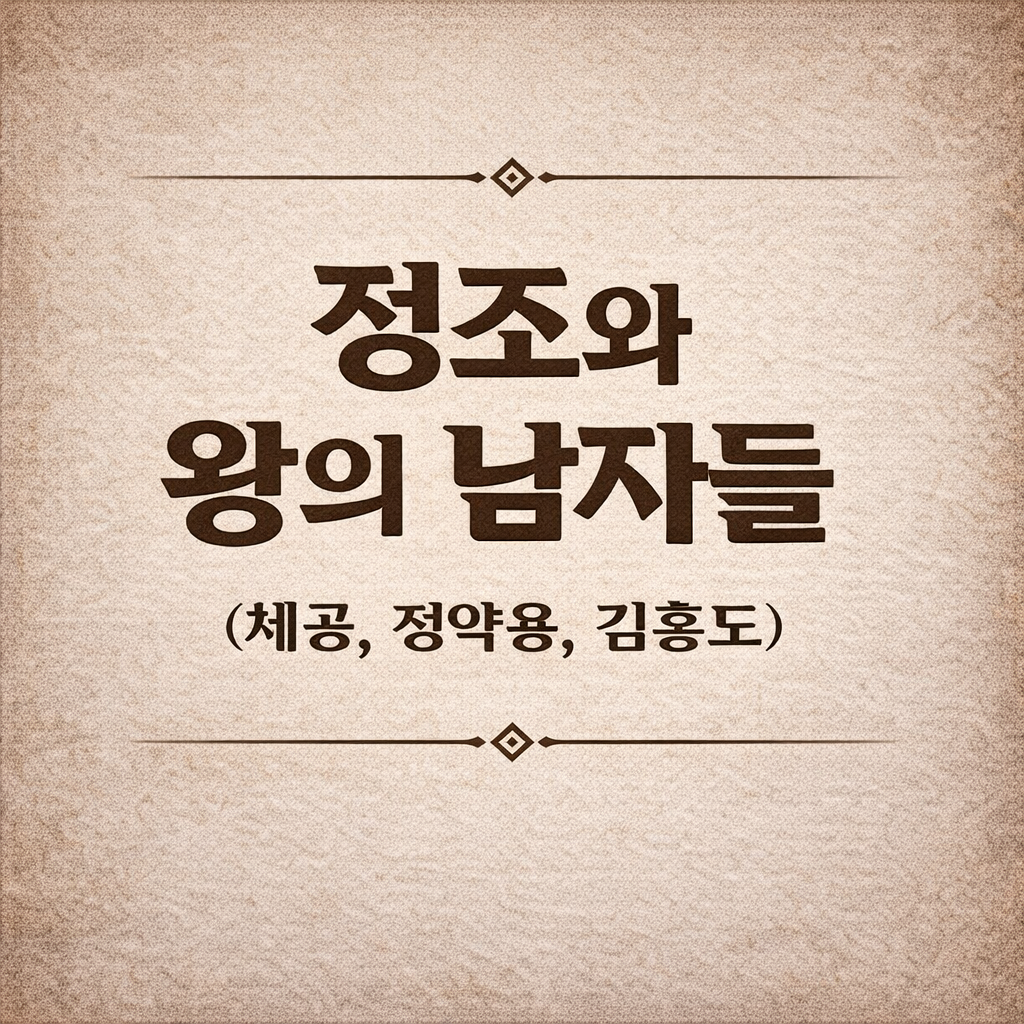 정조와 왕의 남자들 (체공, 정약용, 김홍도)