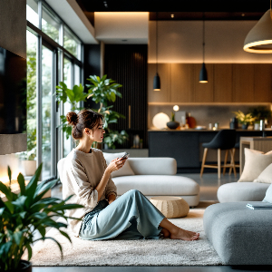 2025년 고급 인테리어 트렌드 자연 소재와 첨단 기술의 만남