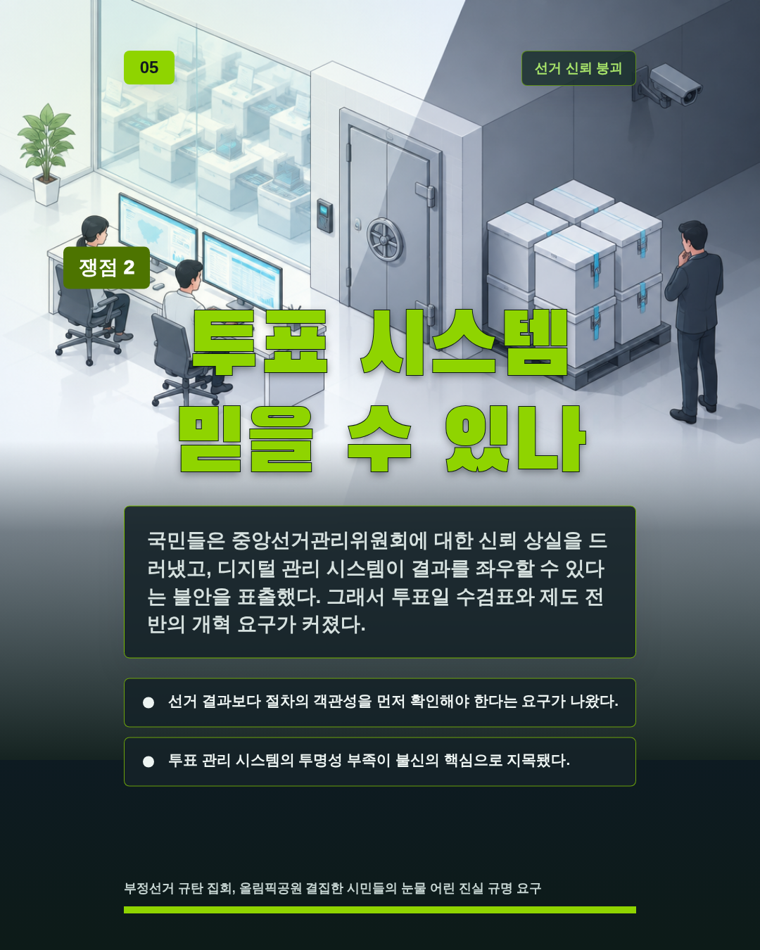 투표 시스템 믿을 수 있나