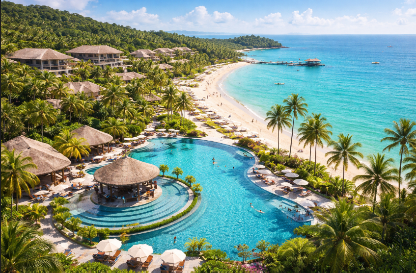 부산 직항비행기가 있는 푸꾸옥 리조트 이미지