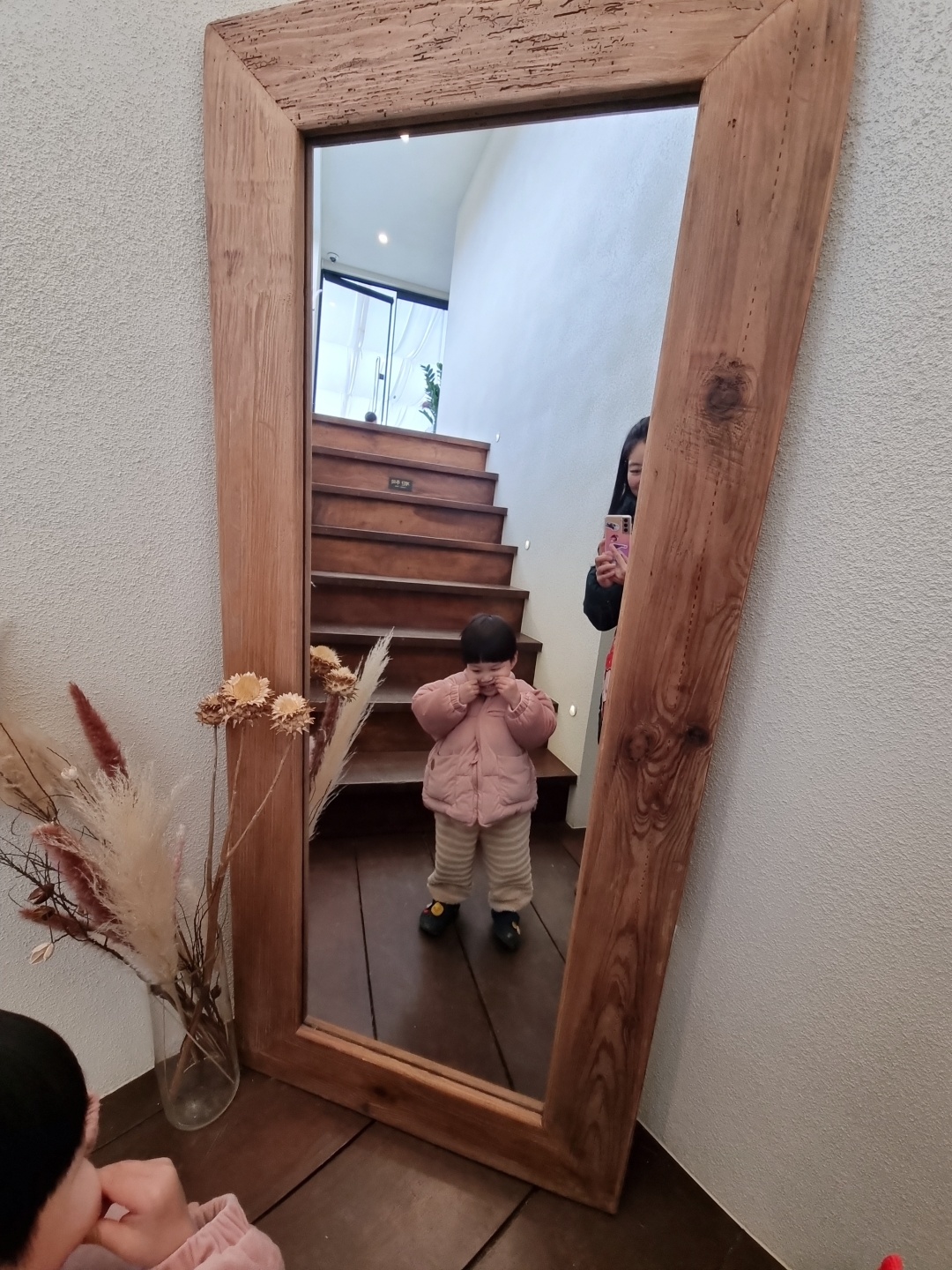 화정카페-청온담-2층거울