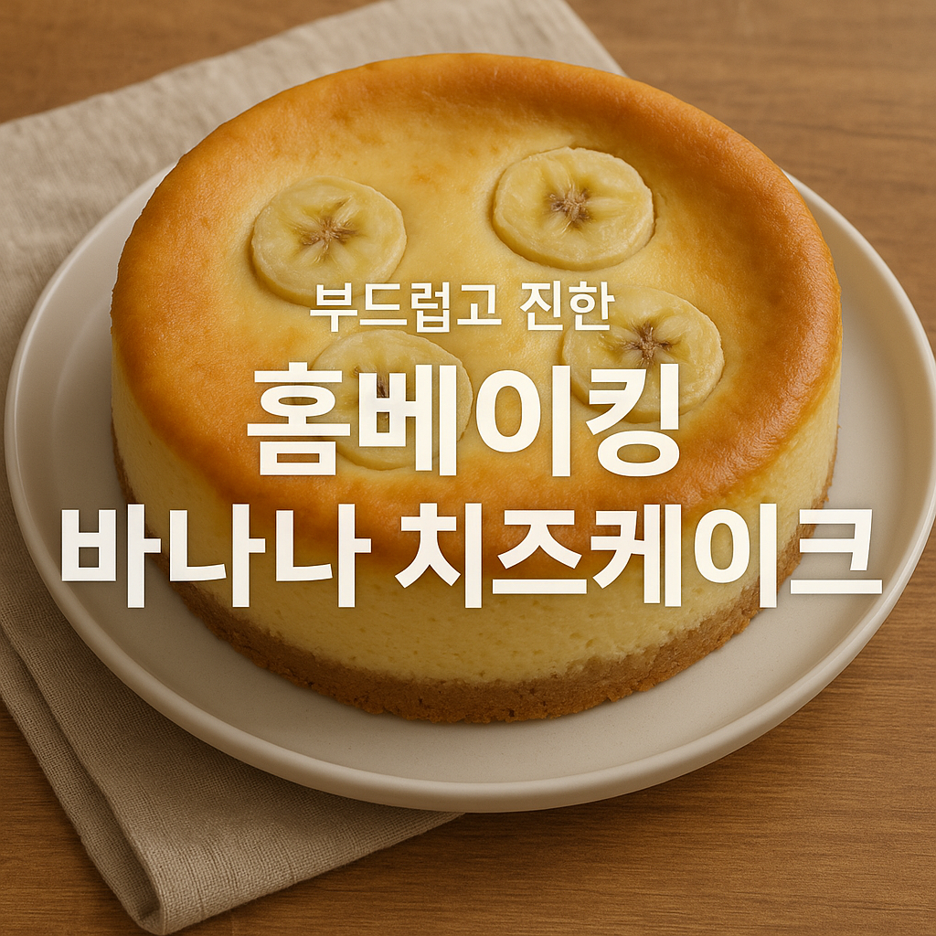 바나나 치즈케이크 레시피