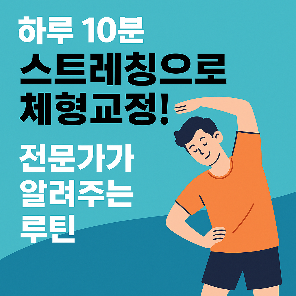 하루 10분 스트레칭으로 체형교정! 전문가가 알려주는 루틴