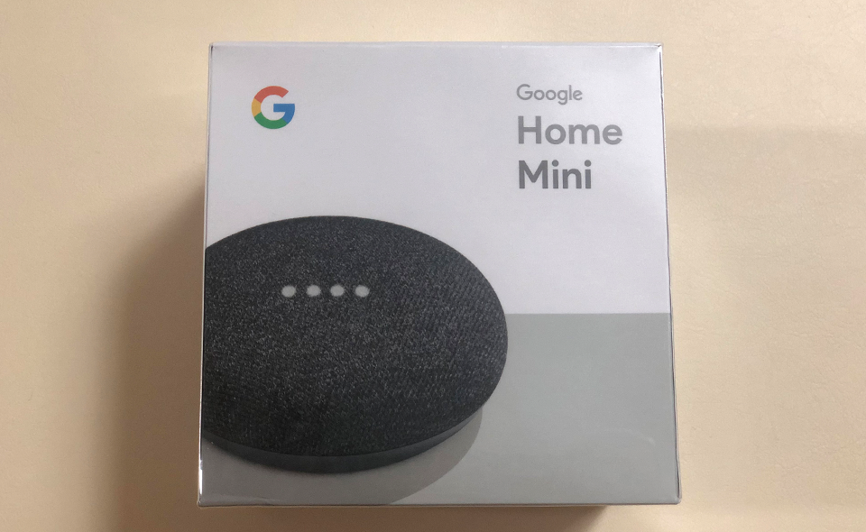 구글 홈미니 박스 외형