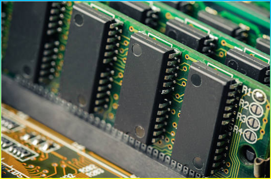 RAM 하드웨어 이미지. 메모리.