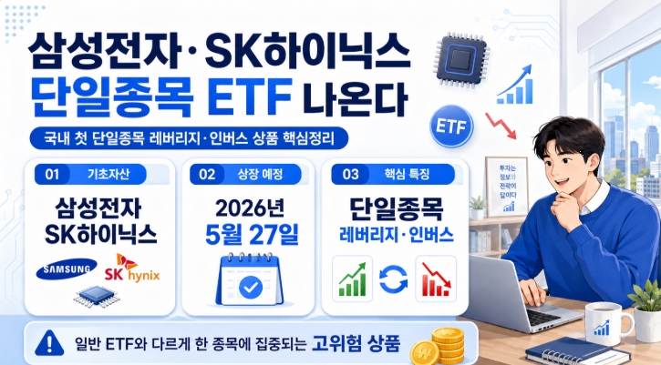 삼성전자 SK하이닉스 단일종목 ETF 나온다 투자 전 꼭 알아야 할 핵심정리