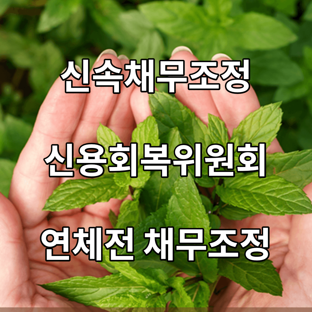 신속채무조정