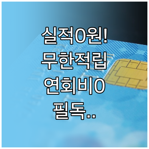 모두의카드 실적 조건 없는 적립 혜택..