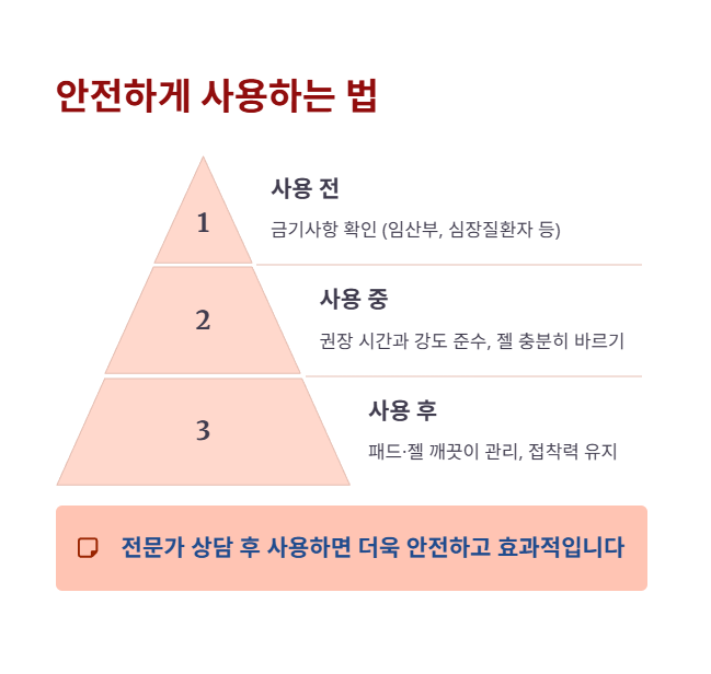 안전 및 효과 극대화를 위한 사용 팁