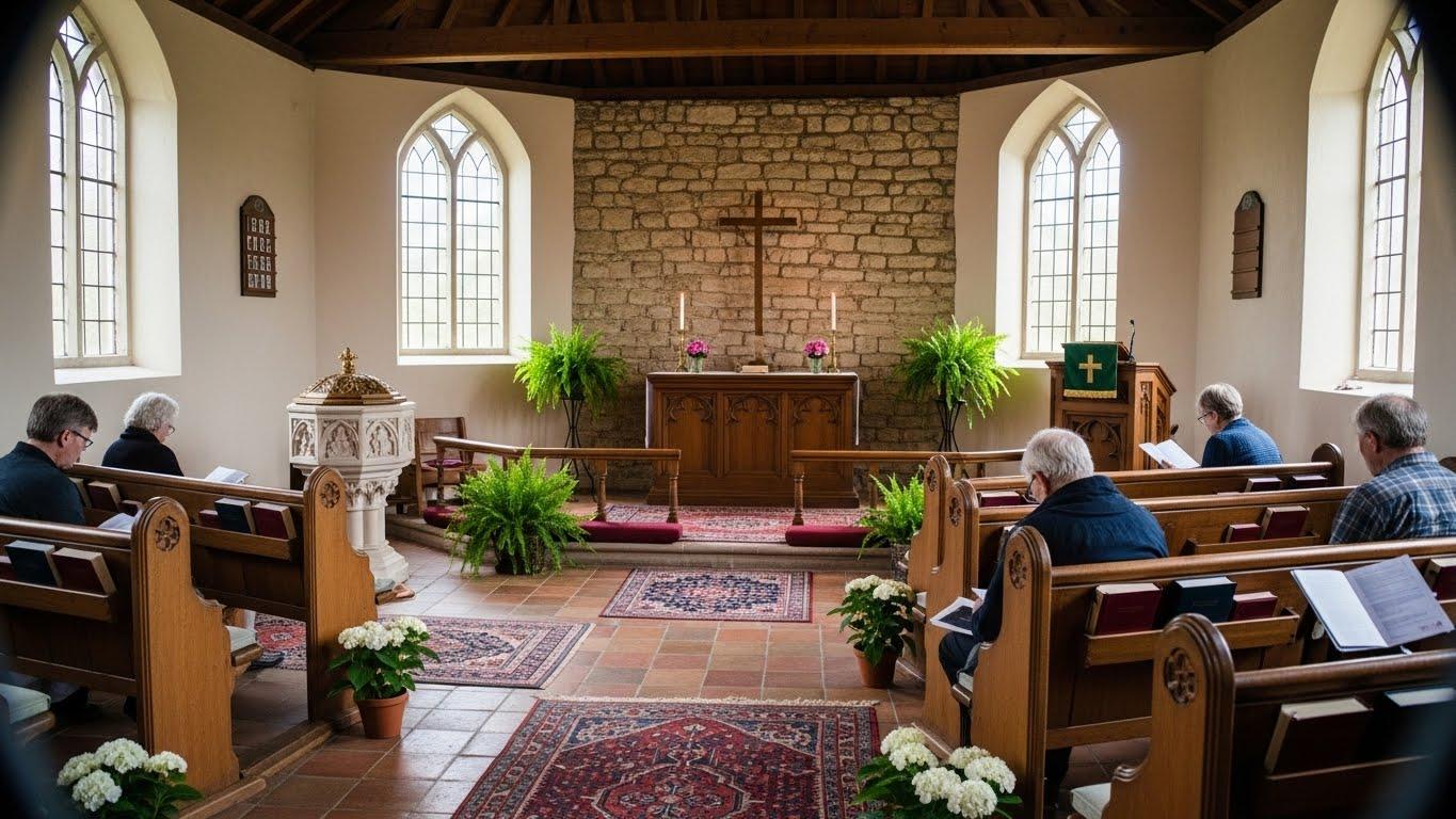 작은교회 인테리어 디자인
