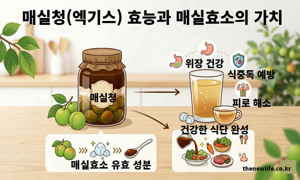 매실청 효능 매실 효소 가치