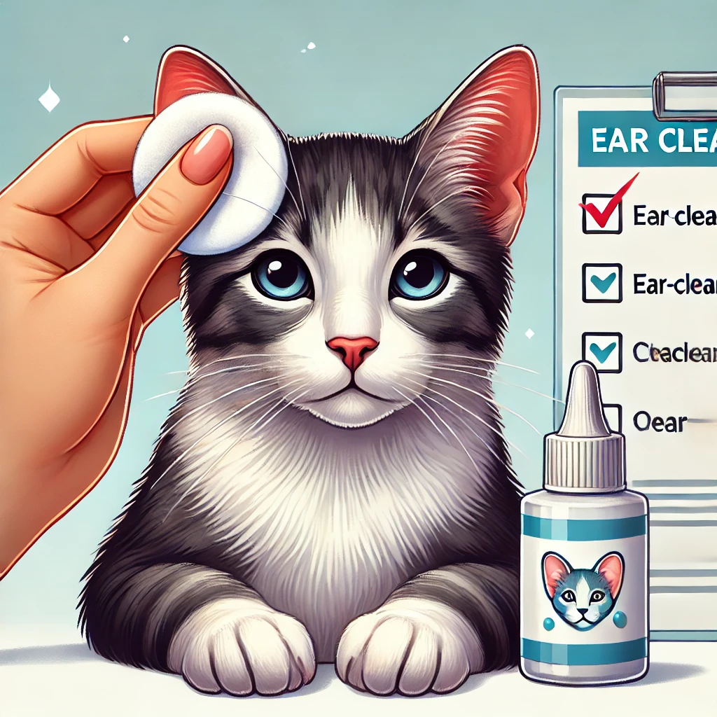 고양이의 귀 건강과 청결 유지법