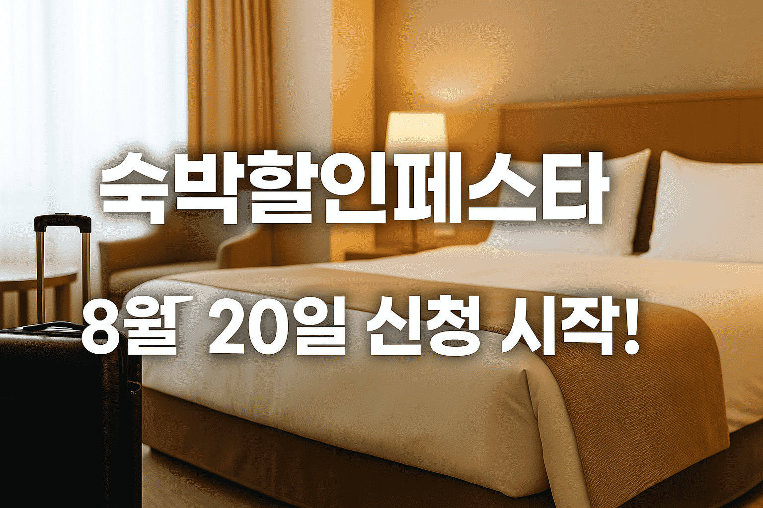 2025 대한민국 숙박할인페스타 신청 방법과 OTA 목록