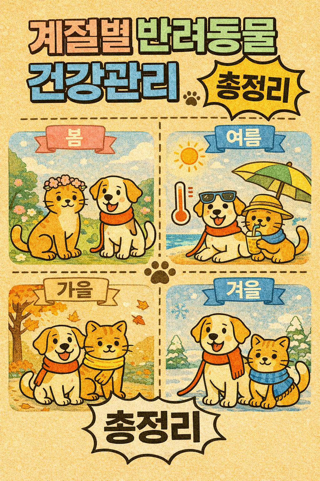 계절별 반려동물 건강 관리 총정리 관련사진