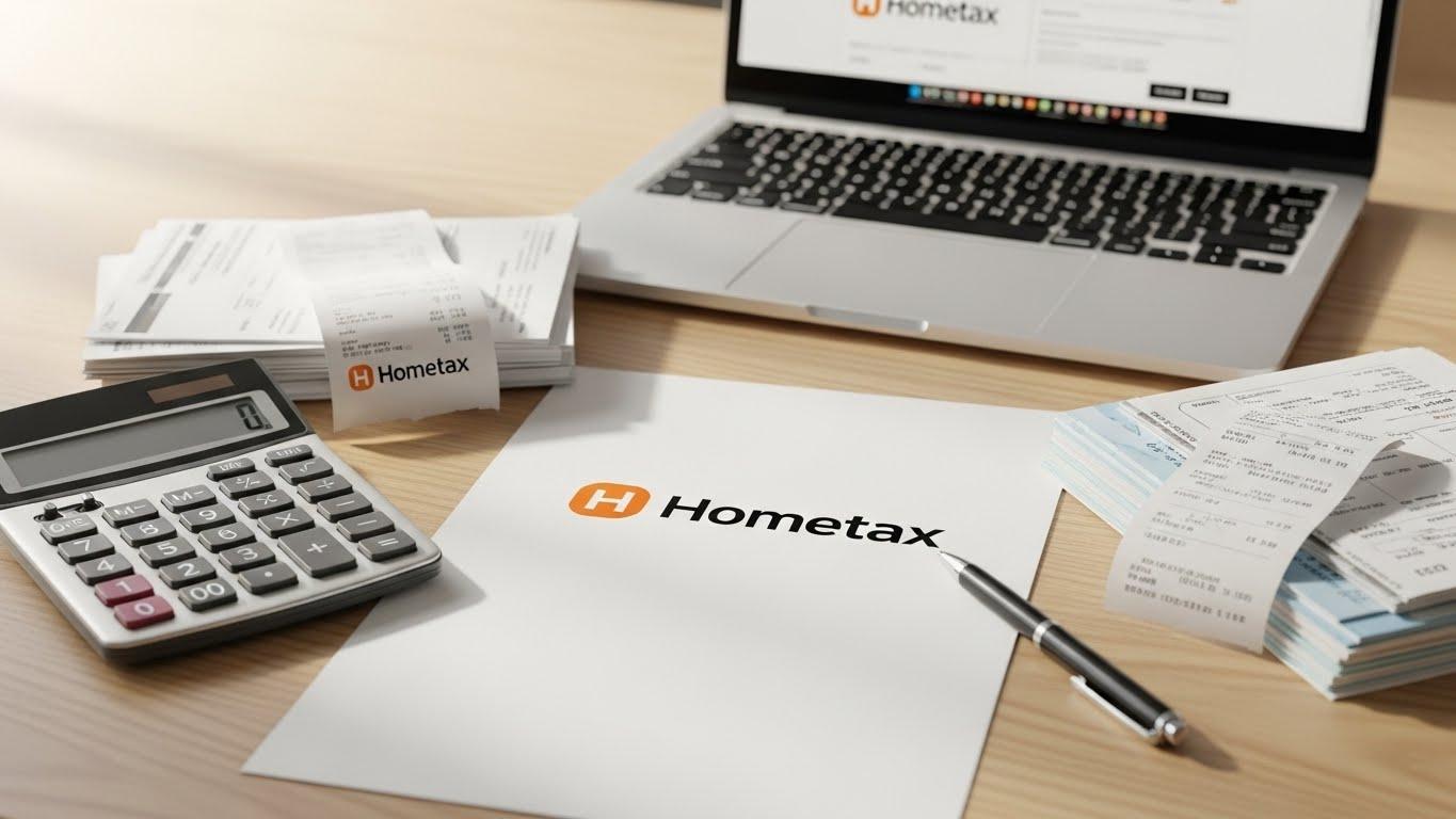 홈텍스연말정산간소화서비스자료제출