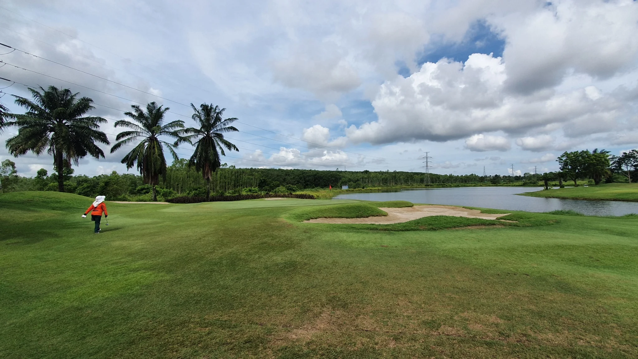 태국 파타야에 위치한 파타야CC 골프장의 전경