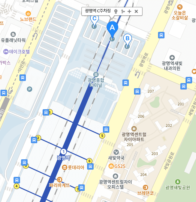 KTX 광명역 주차장