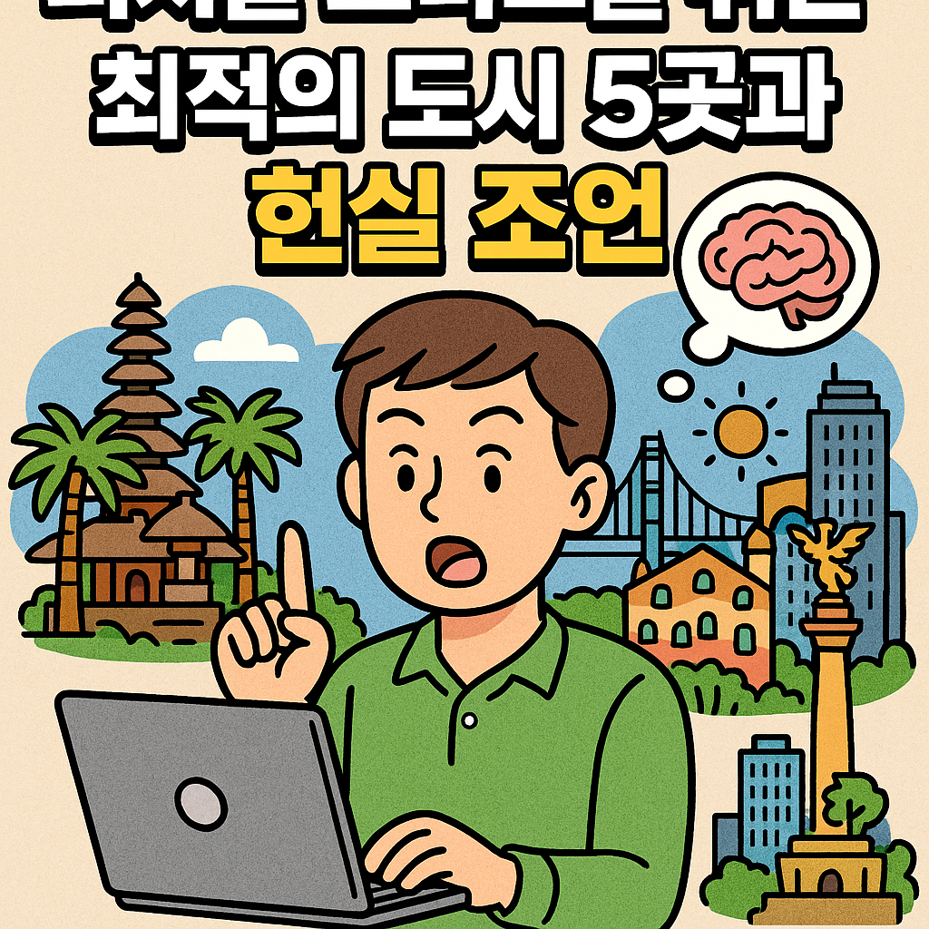 디지털 노마드를 위한 최적의 도시 5곳과 현실 조언 관련사진