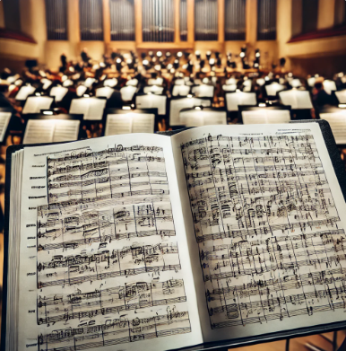 오케스트라 악보 관련 이미지