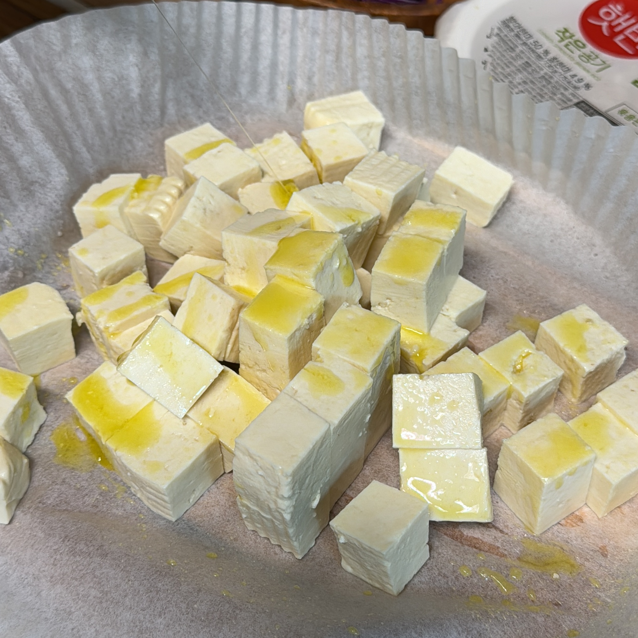 다이어트 두부 포케 만들기