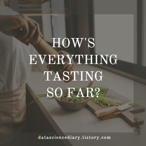 레스토랑 영어 회화 예시