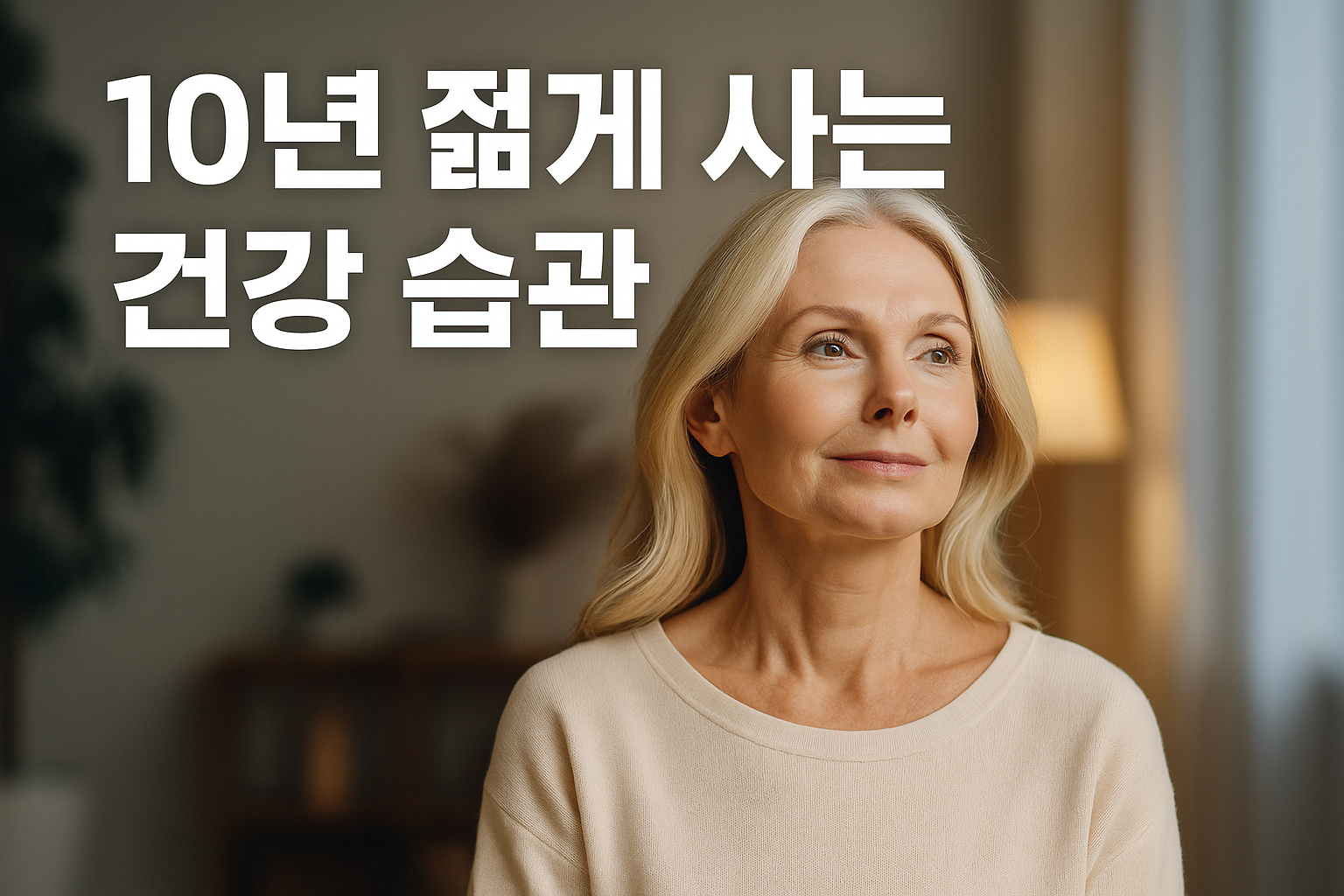 10년 젊게 사는 건강 습관