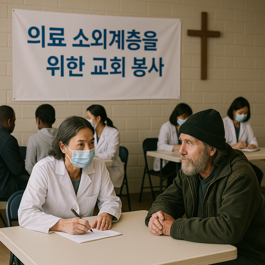 의료 소외계층을 위한 교회 봉사