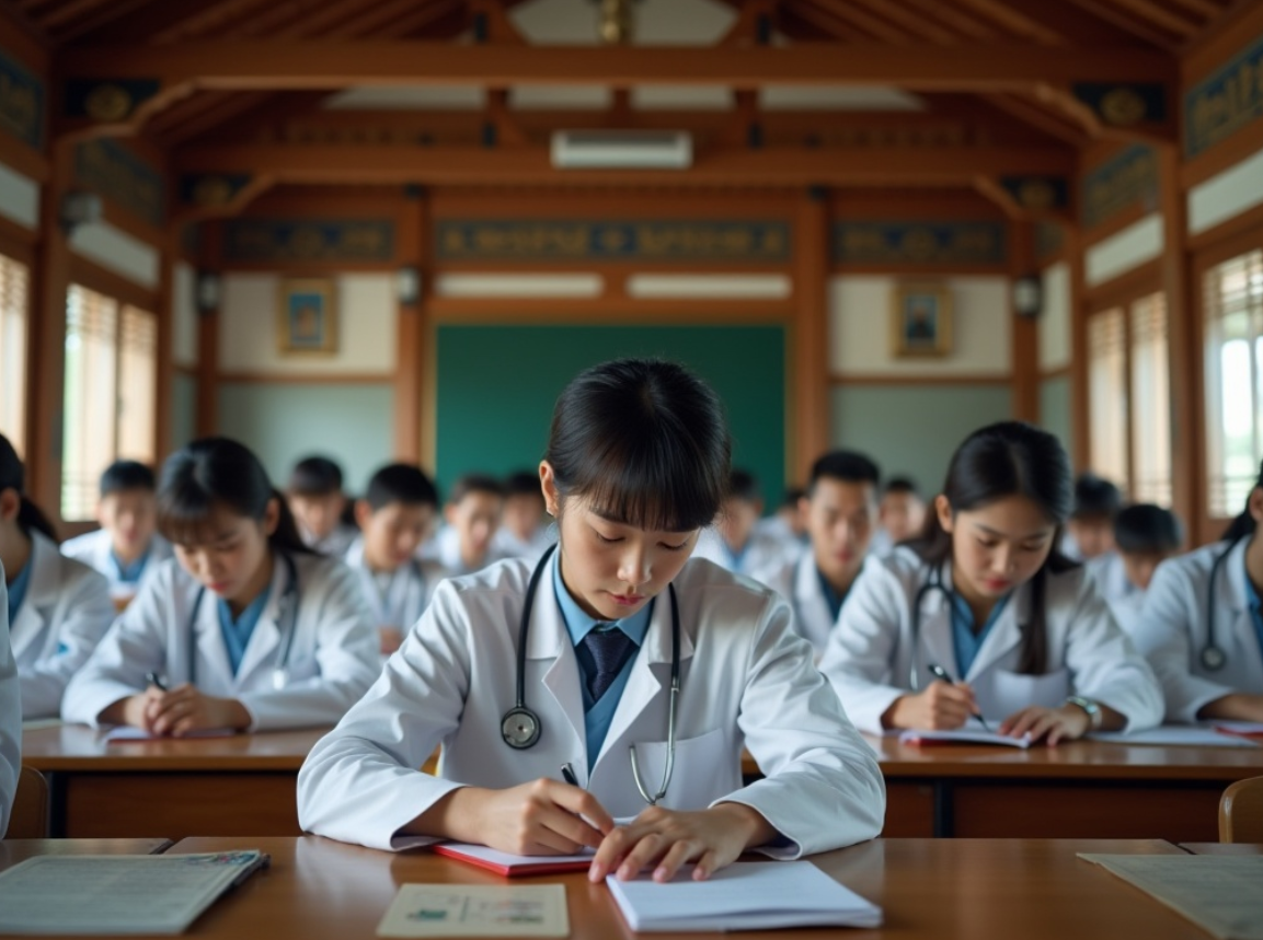 한국 의대 학생들