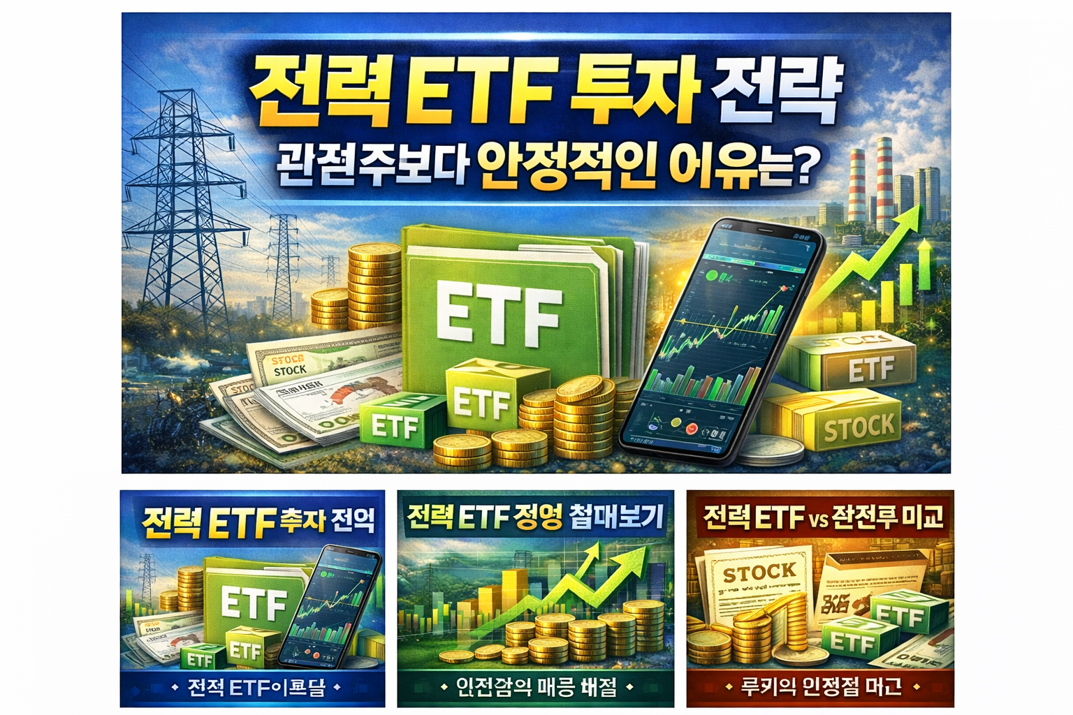 전력 ETF 투자 전략｜관련주보다 안정적인 이유는?