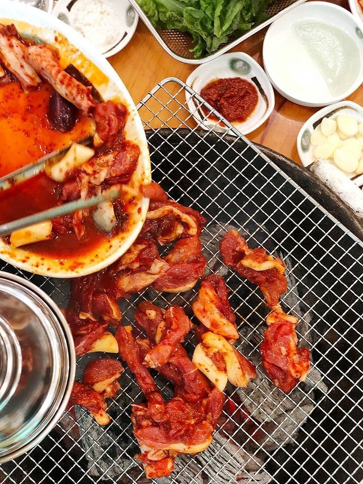 툇골오리숯불구이